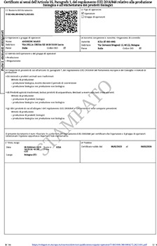 certificazione biologica