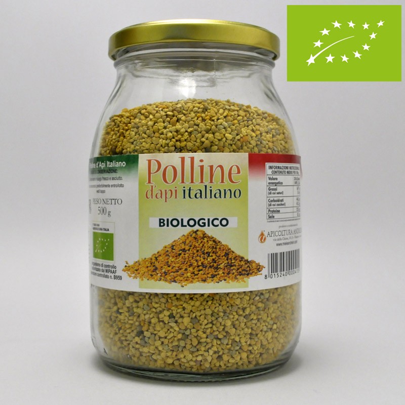 Polline biologico: vasetto (500 grammi)